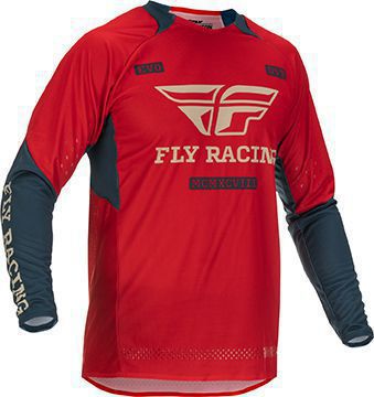 Fly MX-Jersey Evolution Red-Grey -XXL-