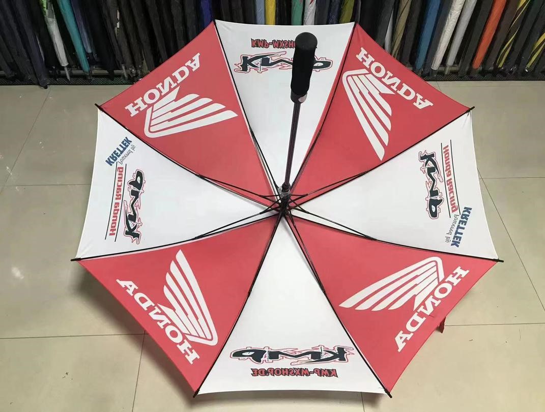 KMP Schirm powered by Krettek Extra Groß Rot Weiß